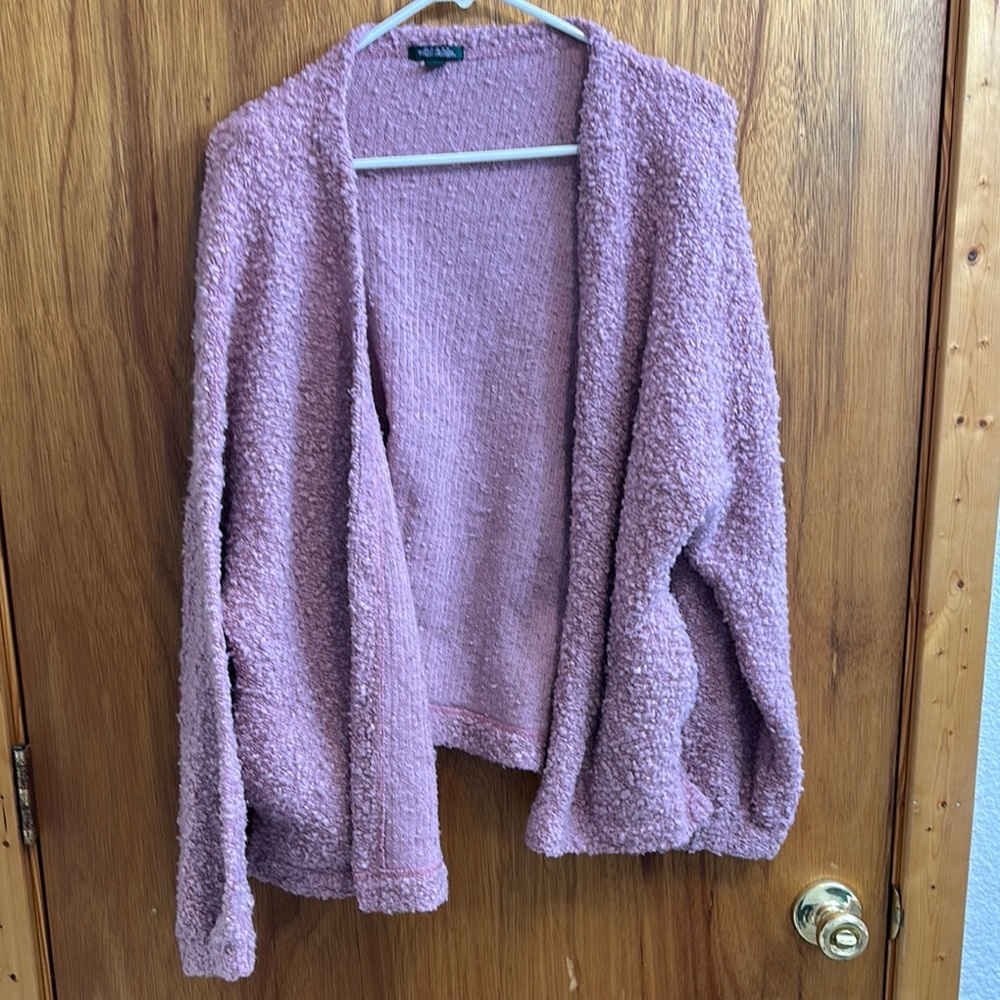 Cozy Pink Textured Women's Sweater